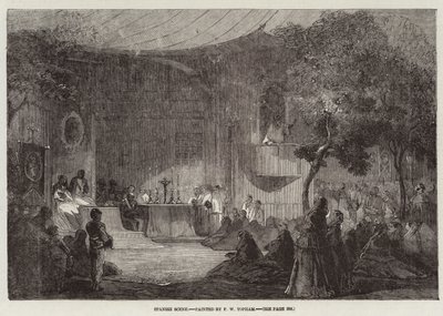 Spanish Scene by Francis William Topham